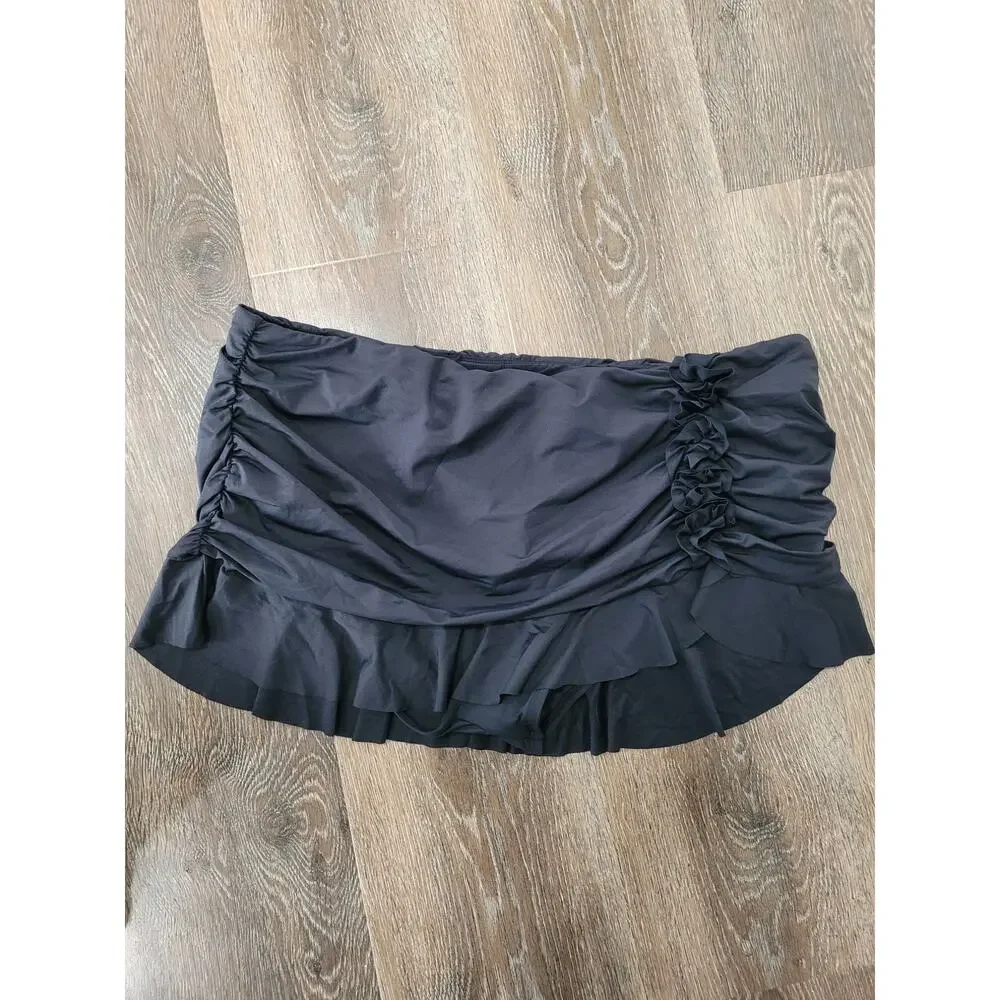 La Blanca Women's Black Swimwear‎ Skort Bottoms - Size 16 #16